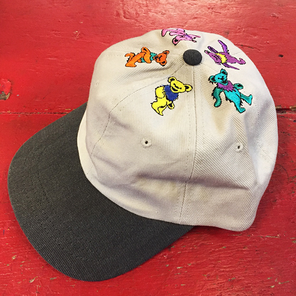 Grateful Dead Rainbow Bears Ball Cap (Natural Top)